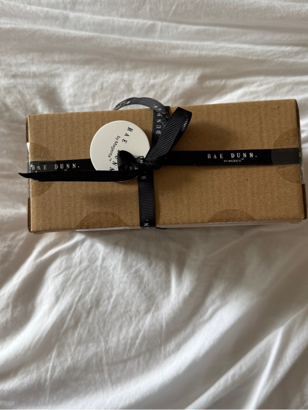 Rae Dunn Cream Ceramic Hair Ties & Bobby Pins Jars Set - Picture 2 of 2
